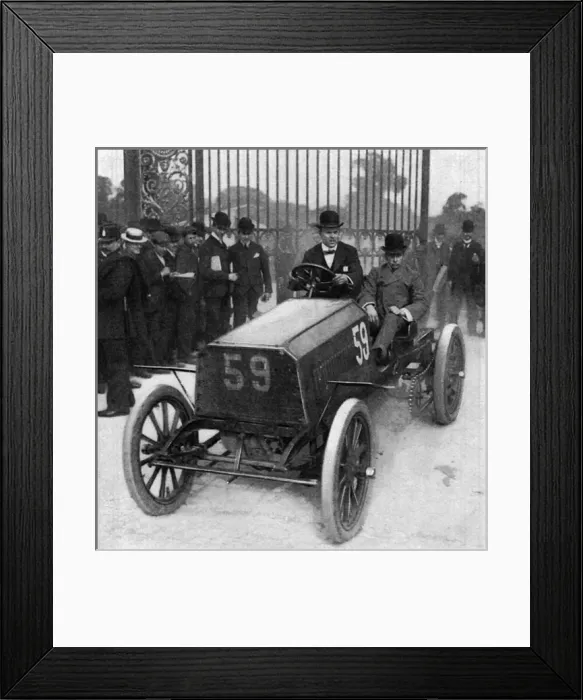 Framed Print : Paris-Madris Race 1903 Framed Print : Paris-Madris Race 1903