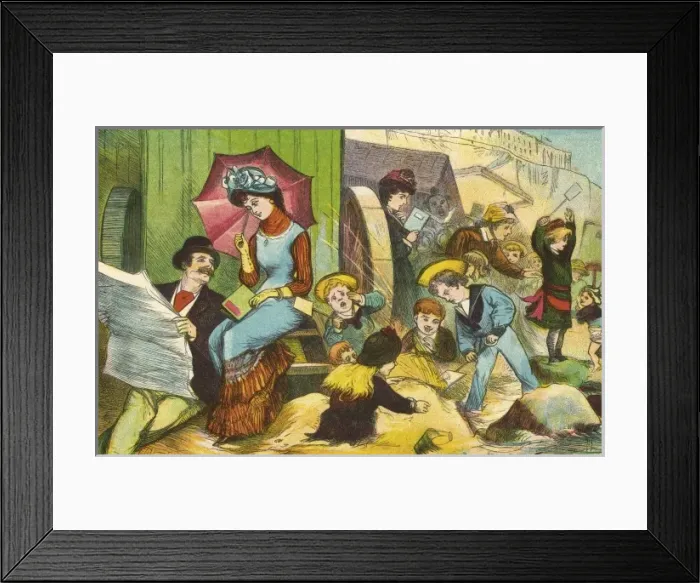 Framed Print : On Ramsgate Sands Framed Print : On Ramsgate Sands