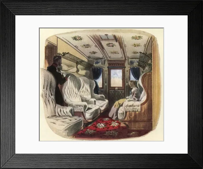 Framed Print : 1st Class Compartment Framed Print : 1st Class Compartment