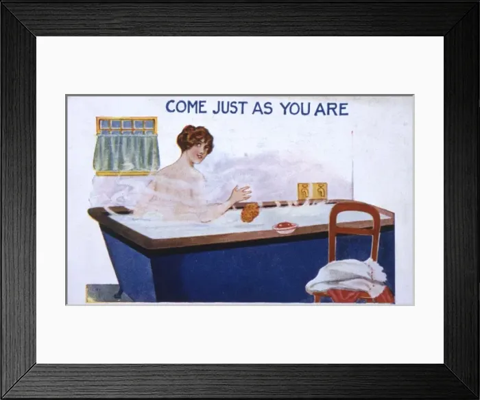 Framed Print : Bathing / Just as you Are Framed Print : Bathing / Just as you Are