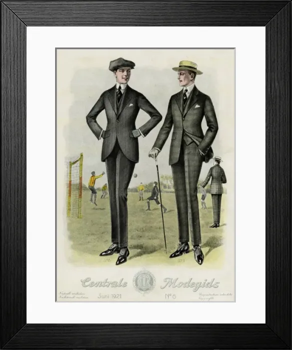 Framed Print : Danish Fashions 1921 Framed Print : Danish Fashions 1921