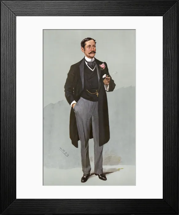Framed Print : Hs Foster by Spy 1907 Framed Print : Hs Foster by Spy 1907