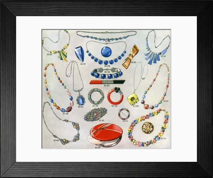 Framed Print : Jewellery 1933 Framed Print : Jewellery 1933
