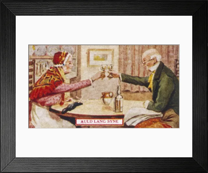 Framed Print : Burns / Auld Lang Syne Framed Print : Burns / Auld Lang Syne