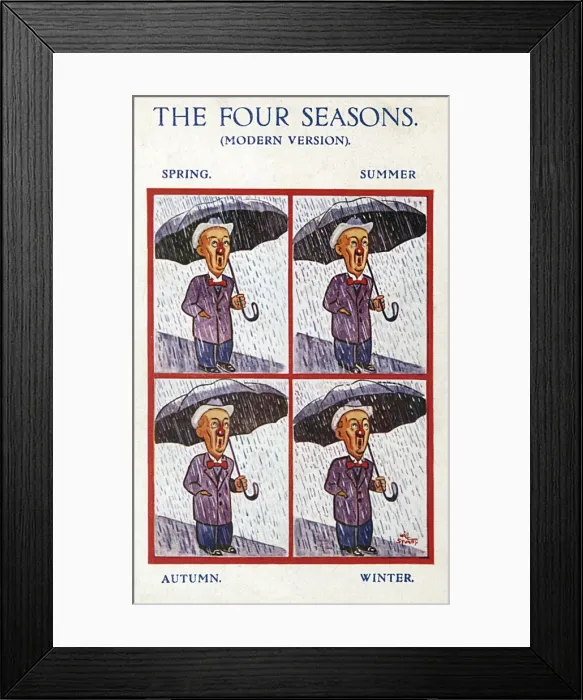 Framed Print : Rain through the Seasons Framed Print : Rain through the Seasons