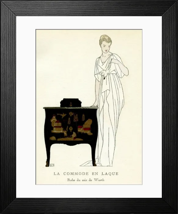 Framed Print : Lacquer commode Framed Print : Lacquer commode