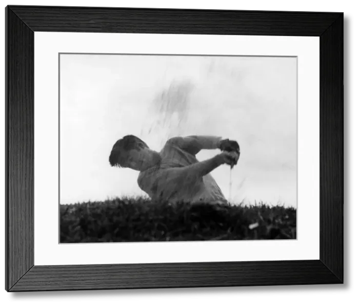 Framed Print : Golf / Bunker 1970S Framed Print : Golf / Bunker 1970S