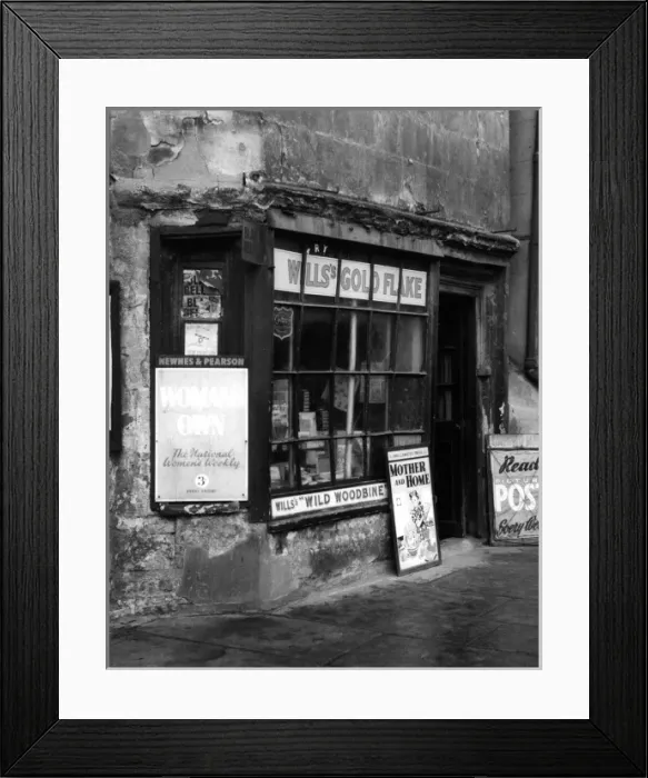 Framed Print : Newsagents 1930S Framed Print : Newsagents 1930S