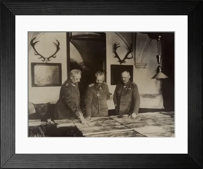Framed Print : Kaiser & Generals Framed Print : Kaiser & Generals