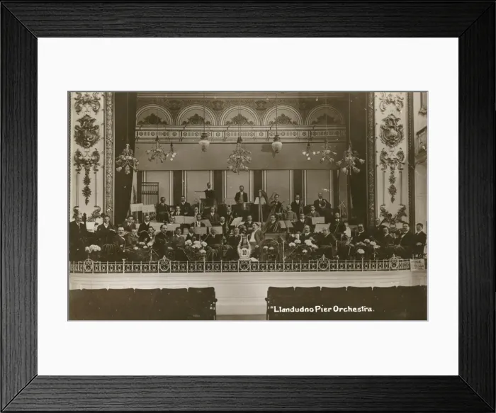 Framed Print : Llandudno Pier Orchestra Framed Print : Llandudno Pier Orchestra