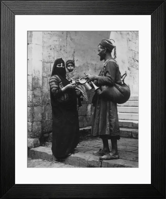 Framed Print : Egyptian Water Seller Framed Print : Egyptian Water Seller