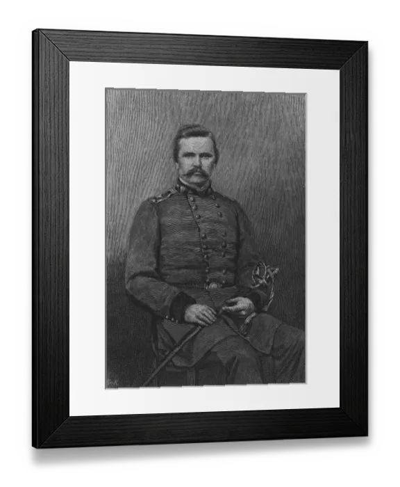 Framed Print : Simon Bolivar Buckner Framed Print : Simon Bolivar Buckner