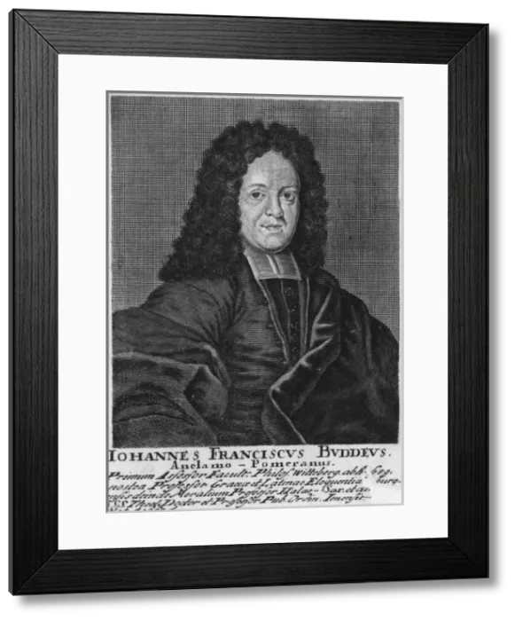 Framed Print : Johann Franz Buddaeus Framed Print : Johann Franz Buddaeus