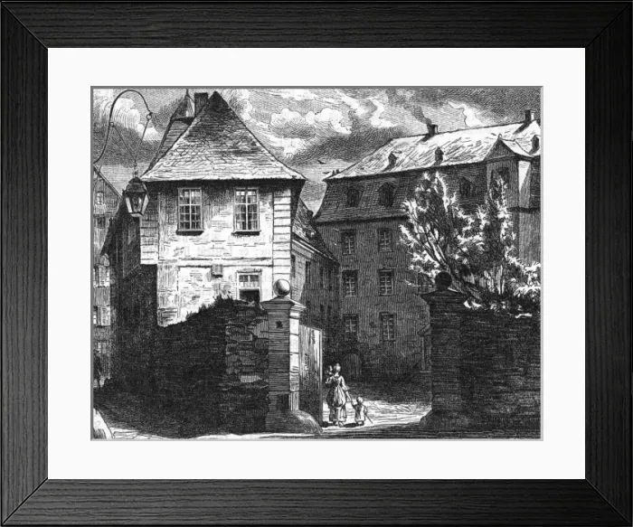 Framed Print : Charlotte Buff Birthpl Framed Print : Charlotte Buff Birthpl
