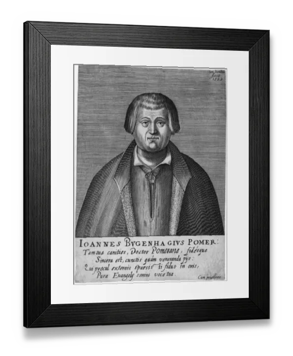 Framed Print : Johann Bugenhagen - 2 Framed Print : Johann Bugenhagen - 2