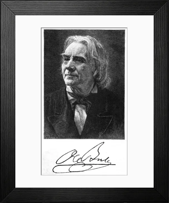 Framed Print : Ole Bull, Violinist Framed Print : Ole Bull, Violinist