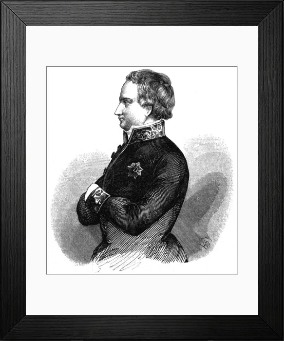 Framed Print : Christian Baron Bunsen 1 Framed Print : Christian Baron Bunsen 1