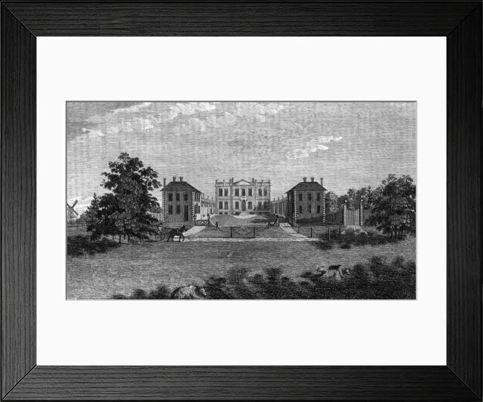 Framed Print : Edmund Burkes Home Framed Print : Edmund Burkes Home