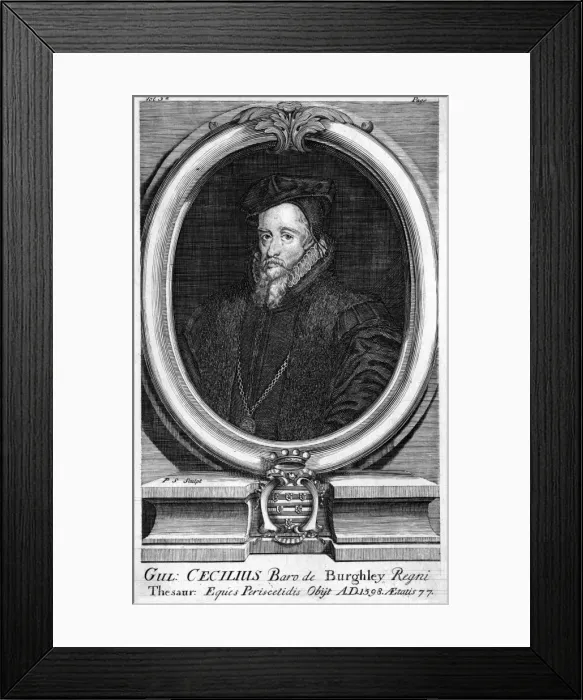 Framed Print : Wm Cecil, Lord Burghley Framed Print : Wm Cecil, Lord Burghley