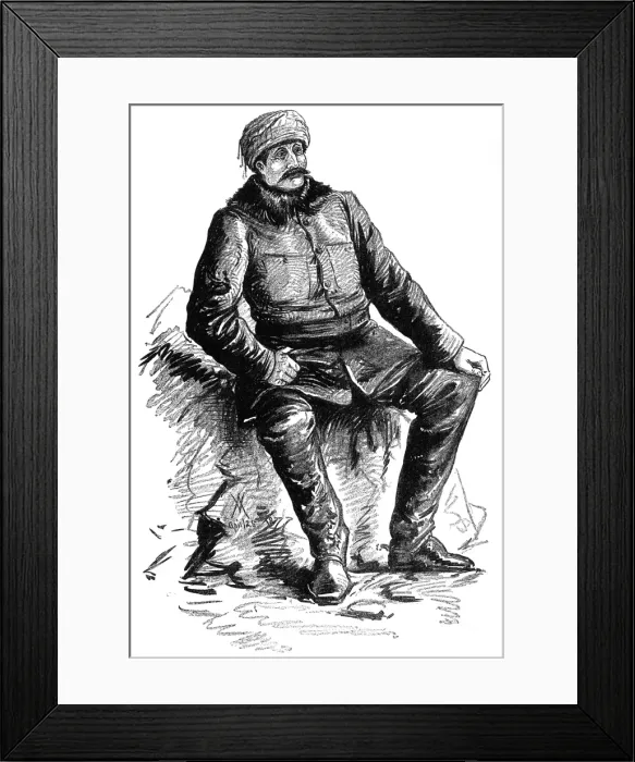 Framed Print : Burnaby - Sitting Framed Print : Burnaby - Sitting