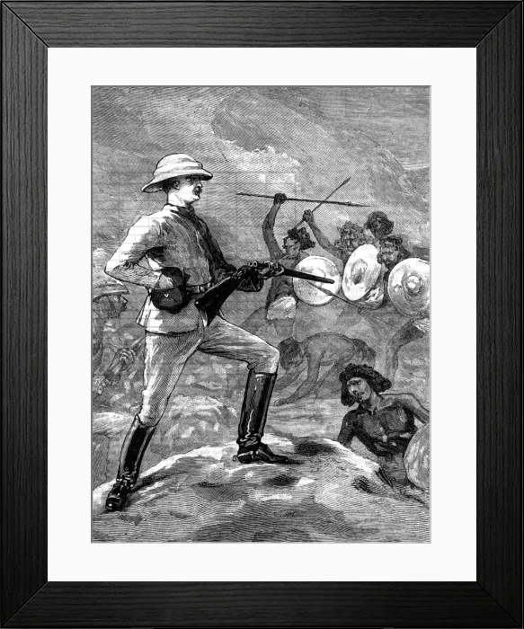 Framed Print : Burnaby - in Battle Framed Print : Burnaby - in Battle