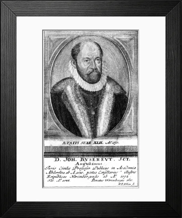Framed Print : Johann Busereut Framed Print : Johann Busereut