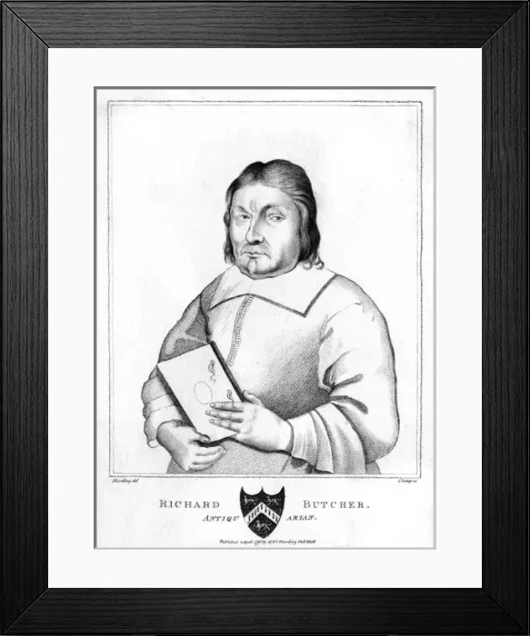 Framed Print : Richard Butcher, Antiq Framed Print : Richard Butcher, Antiq