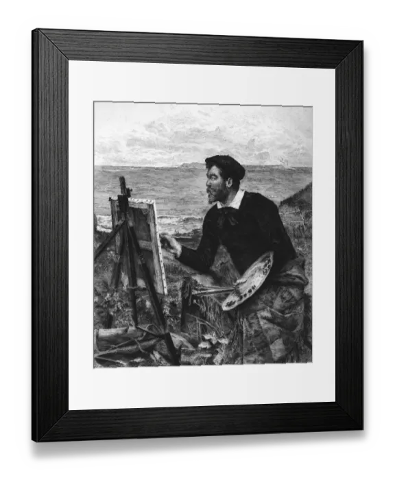 Framed Print : Ulysse Butin, Artist Framed Print : Ulysse Butin, Artist