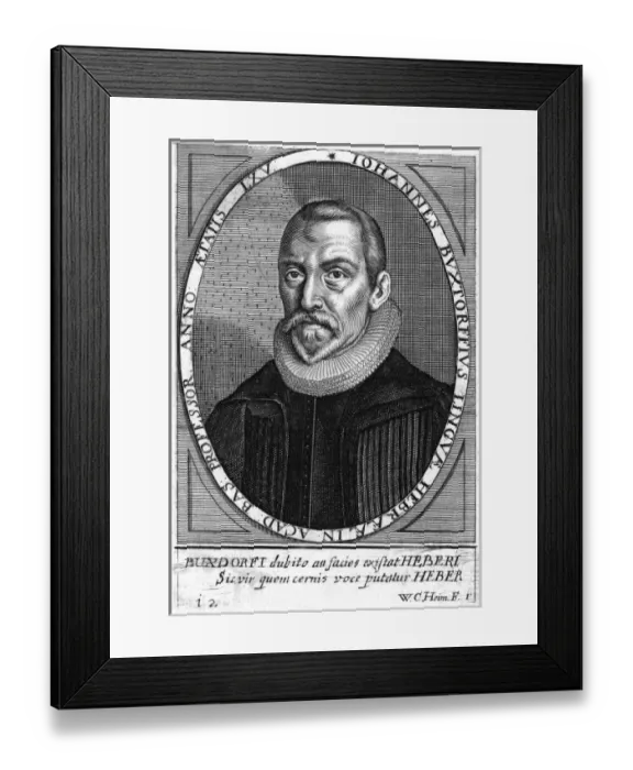 Framed Print : Johannes Buxtorf Framed Print : Johannes Buxtorf