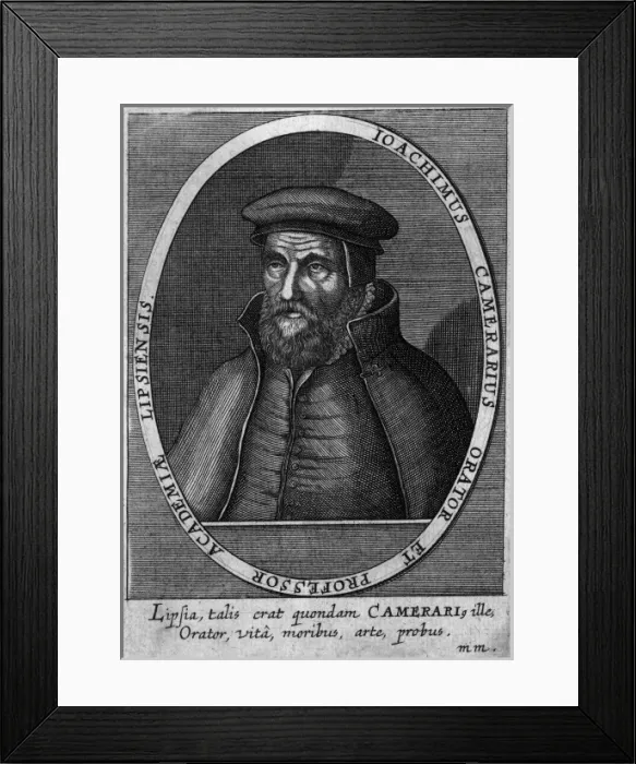 Framed Print : Joachim Camerarius - 2 Framed Print : Joachim Camerarius - 2