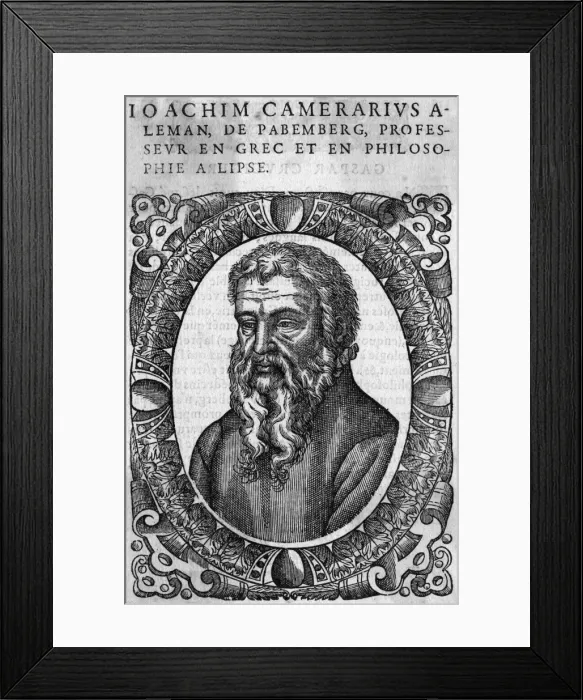 Framed Print : Joachim Camerarius - 3 Framed Print : Joachim Camerarius - 3