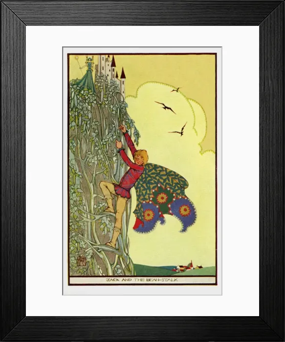 Framed Print : J Mercer. CWF 1859. Jack & the beanstalk Framed Print : J Mercer. CWF 1859. Jack & the beanstalk
