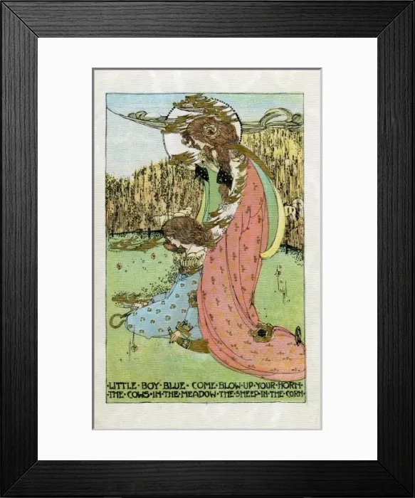 Framed Print : Jessie King. Little boy blue Framed Print : Jessie King. Little boy blue