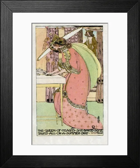 Framed Print : Jessie King. The queen of hearts Framed Print : Jessie King. The queen of hearts