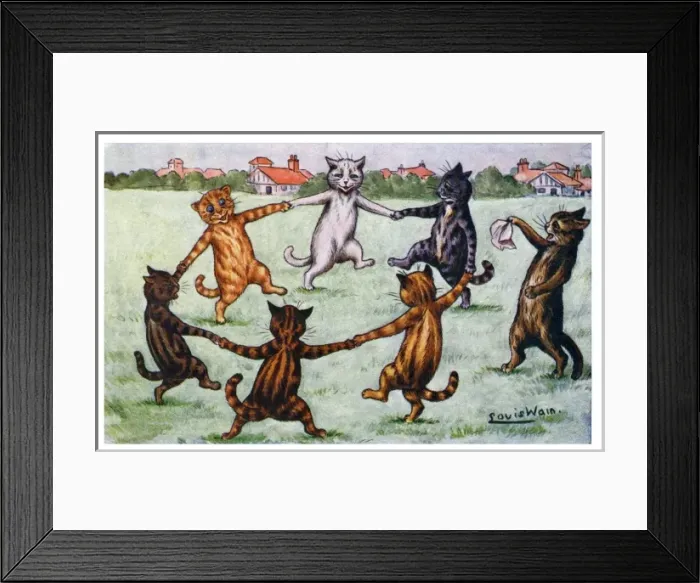 Framed Print : L Wain. Ring-a-ring-a-roses Framed Print : L Wain. Ring-a-ring-a-roses