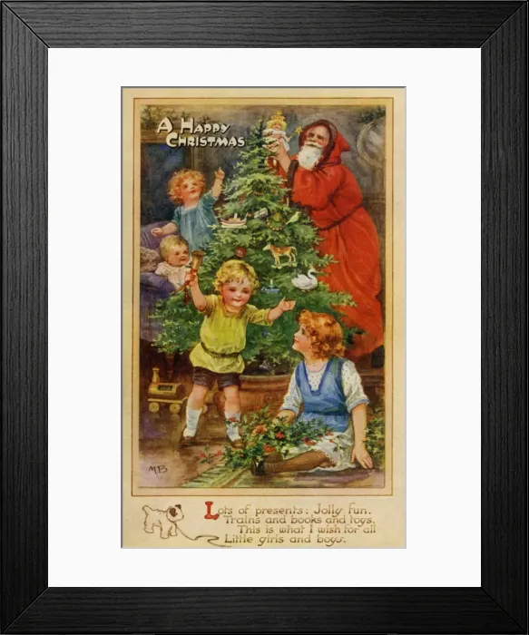 Framed Print : May Bowley. C3001a Xmas Framed Print : May Bowley. C3001a Xmas