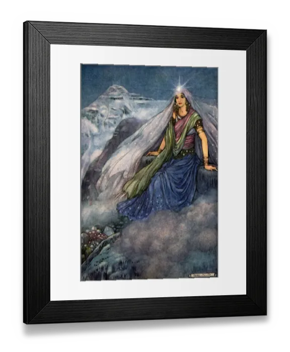 Framed Print : The Kings dearest treasure was his daughter Ganga Framed Print : The Kings dearest treasure was his daughter Ganga