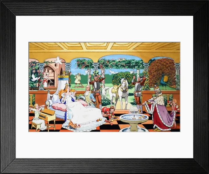 Framed Print : Sleeping Beauty Awakened Framed Print : Sleeping Beauty Awakened