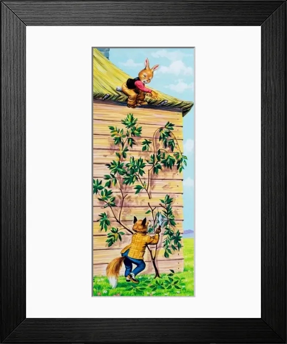 Framed Print : Brer Rabbit and Brer Fox Framed Print : Brer Rabbit and Brer Fox
