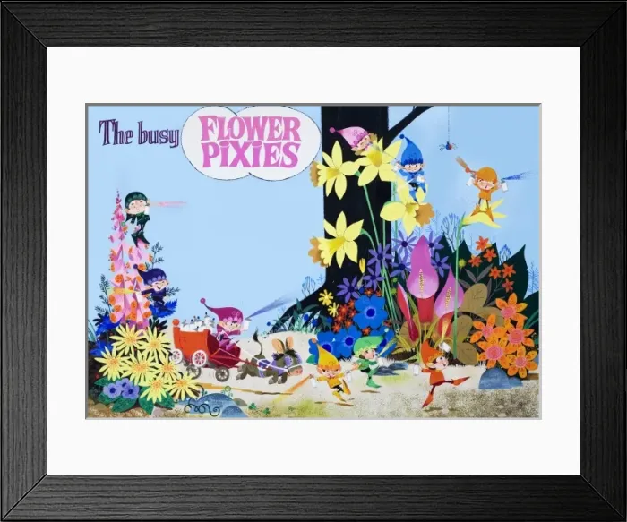 Framed Print : Flower Pixies Framed Print : Flower Pixies