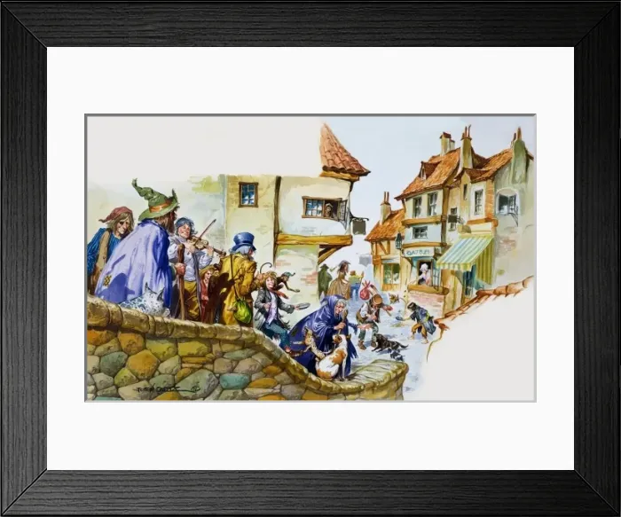 Framed Print : Street Scene Framed Print : Street Scene