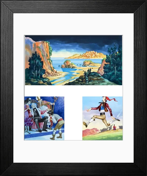 Framed Print : Illustrations for Michael and the Mighty Men Framed Print : Illustrations for Michael and the Mighty Men