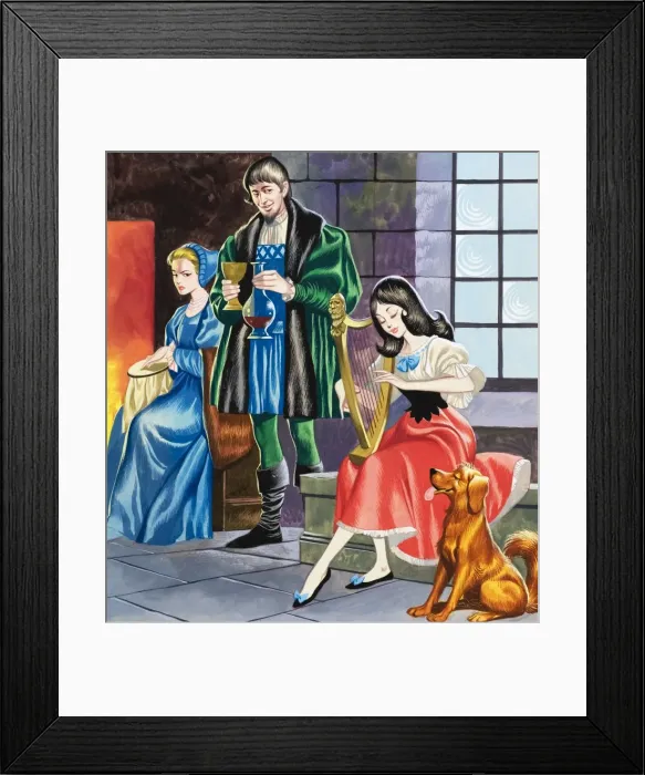 Framed Print : Snow-White and the Seven Dwarfs Framed Print : Snow-White and the Seven Dwarfs