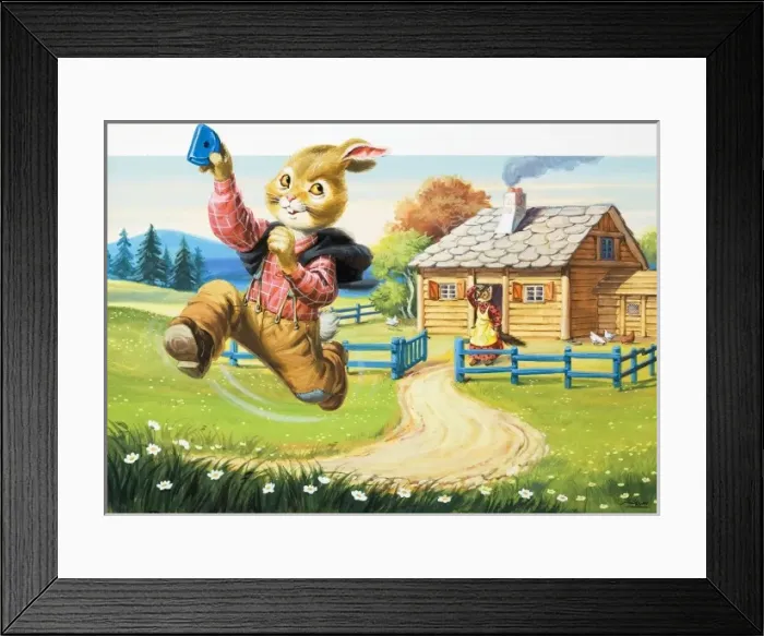 Framed Print : Brer Rabbit Framed Print : Brer Rabbit