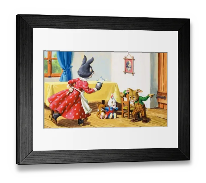 Framed Print : Brer Rabbit Framed Print : Brer Rabbit