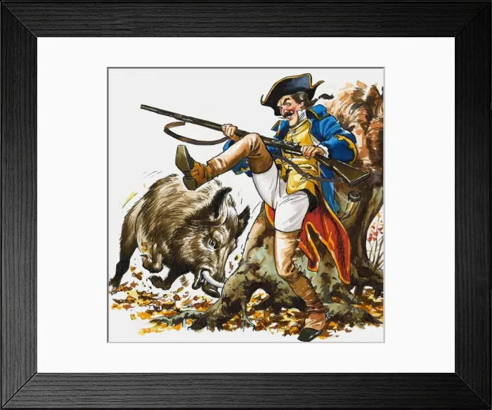 Framed Print : The Wonderful Adventures of Baron Munchausen Framed Print : The Wonderful Adventures of Baron Munchausen