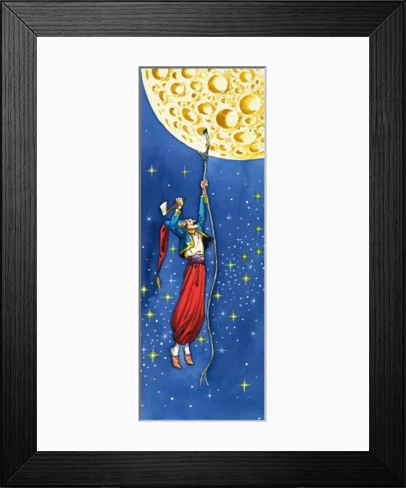 Framed Print : The Wonderful Adventures of Baron Munchausen Framed Print : The Wonderful Adventures of Baron Munchausen
