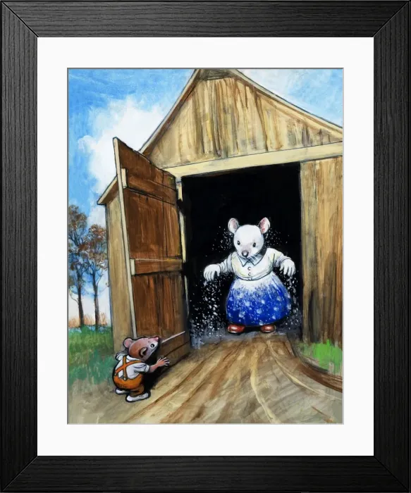 Framed Print : The Town Mouse and the Country Mouse Framed Print : The Town Mouse and the Country Mouse
