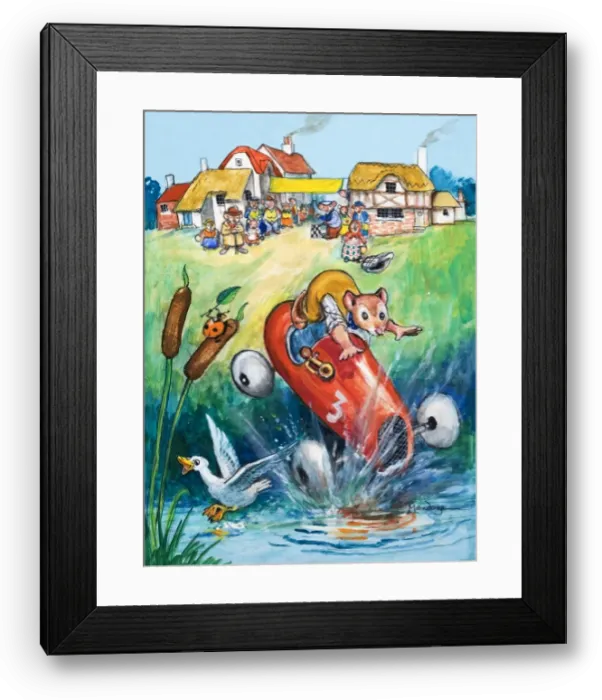 Framed Print : The Town Mouse and the Country Mouse Framed Print : The Town Mouse and the Country Mouse