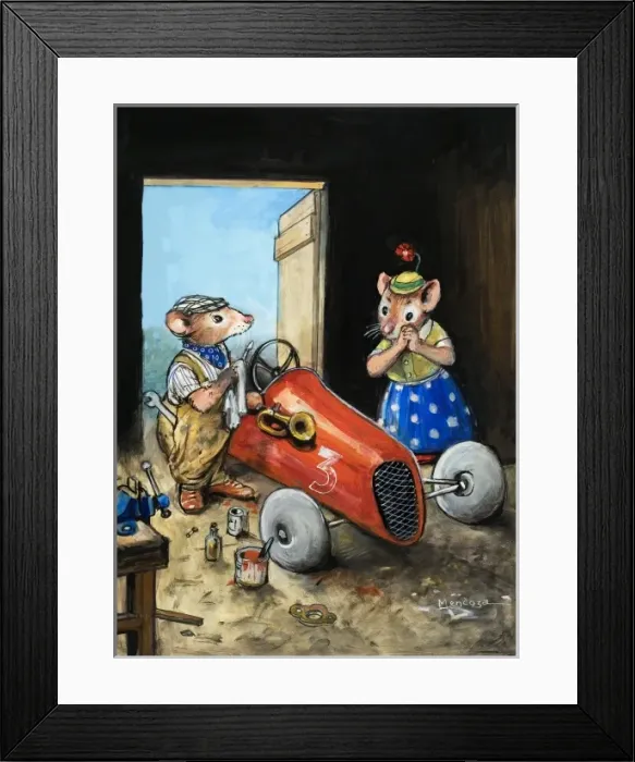 Framed Print : The Town Mouse and the Country Mouse Framed Print : The Town Mouse and the Country Mouse